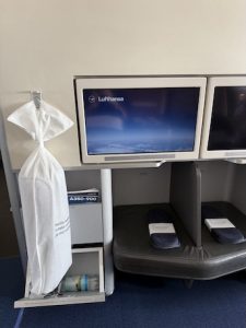 ルフトハンザミュンヘン行き機内