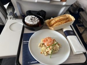 フランクフルト便機内食