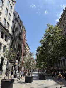 バルセロナ市内の風景