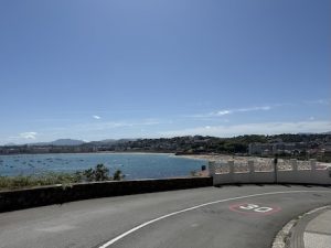 下山途中の景色