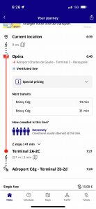 空港までのルート